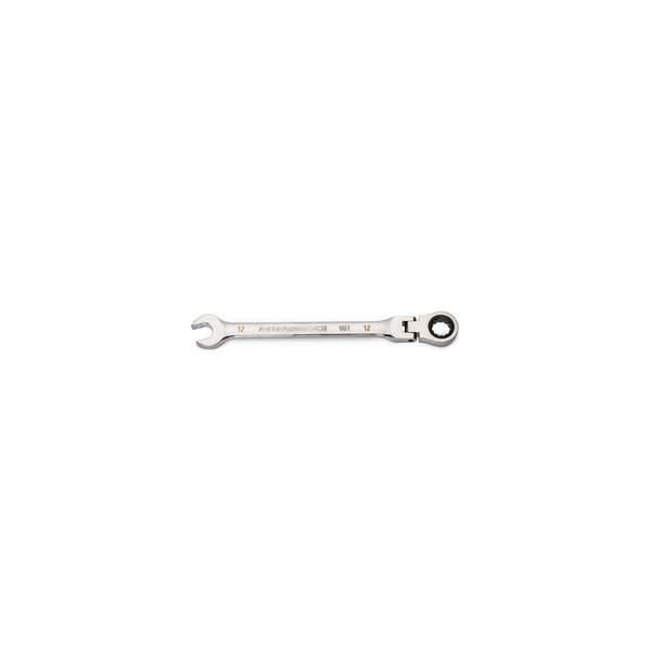 Gearwrench 12mm 90T 12 PT Flex Combi Ratchet Wrench KDT86712